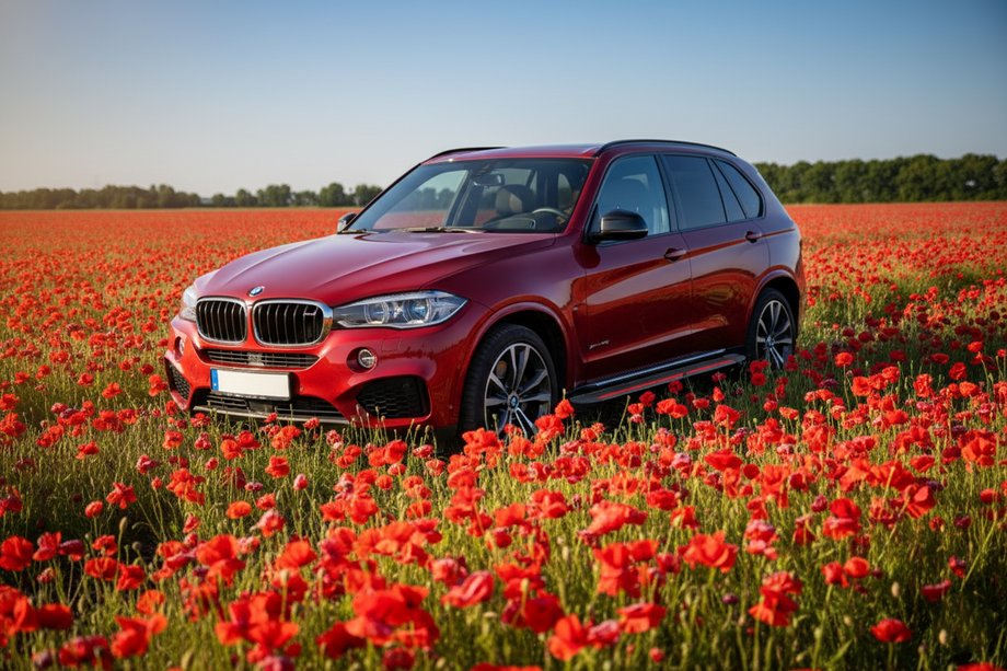 BMW X5 F15 2013-2018 Seitenschweller Maya Red (2 Stk., Aluminium) Image