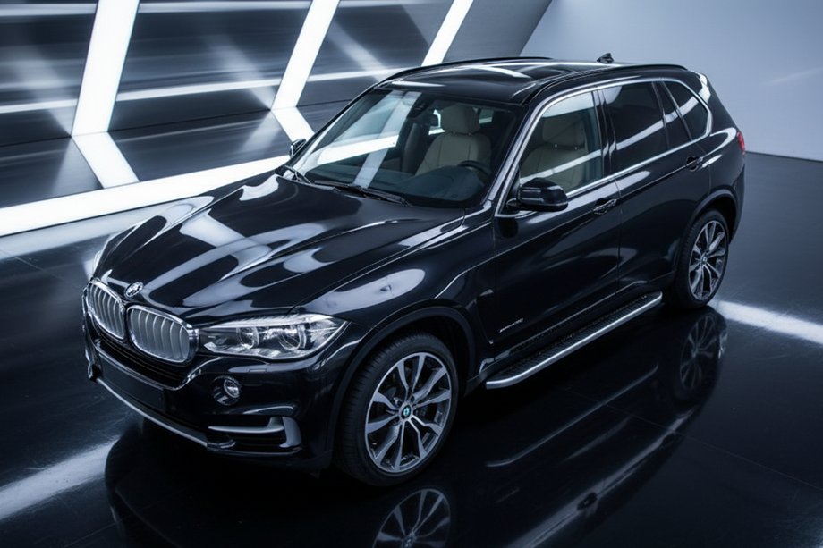 BMW X5 F15 2013-2018 Seitenschweller Tayga Grey (2 Stk., Aluminium) Foto 1