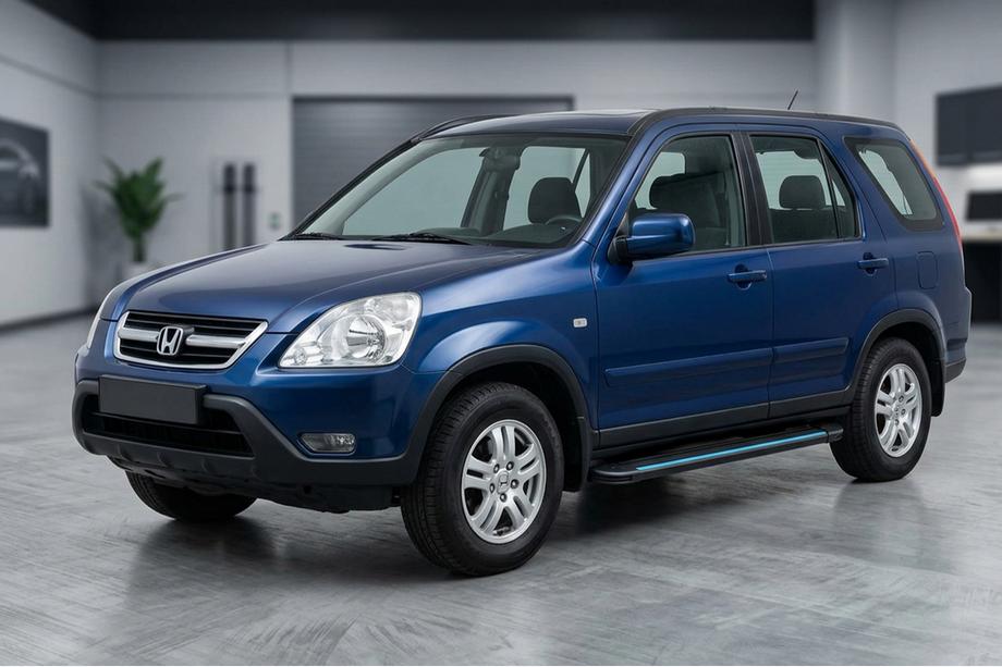 Honda CRV 2001-2006 Seitenschweller Maya Blue (2 Stk., Aluminium) Image