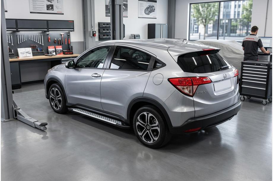 Honda HR-V 2014-2021 Trittbretter Allmond Grey (2 Stk., Aluminium) Foto 2