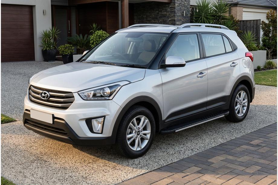 Hyundai Creta 2014-2020 Seitenschweller Bosphore Grey (2 Stk., Aluminium) Image
