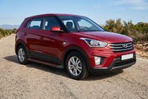 Hyundai Creta 2014-2020 Seitenschweller Maya Red (2 Stk., Aluminium) Foto 1