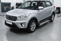 Hyundai Creta 2014-2020 Trittbretter Rainbow (2 Stk., Aluminium) Foto 1