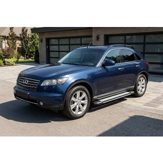 Trittbretter Rainbow (2 Stk., Aluminium) Infiniti FX 2003-2008 Foto 1