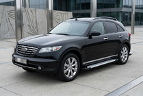 Infiniti FX 2003-2008 Trittbretter Allmond Grey (2 Stk., Aluminium) Foto 1