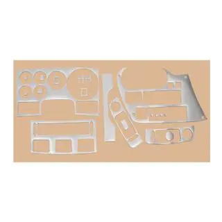 Armaturenbrett Blenden (Aluminium-Optik) DAF 95XF 1997-2002 Foto 1