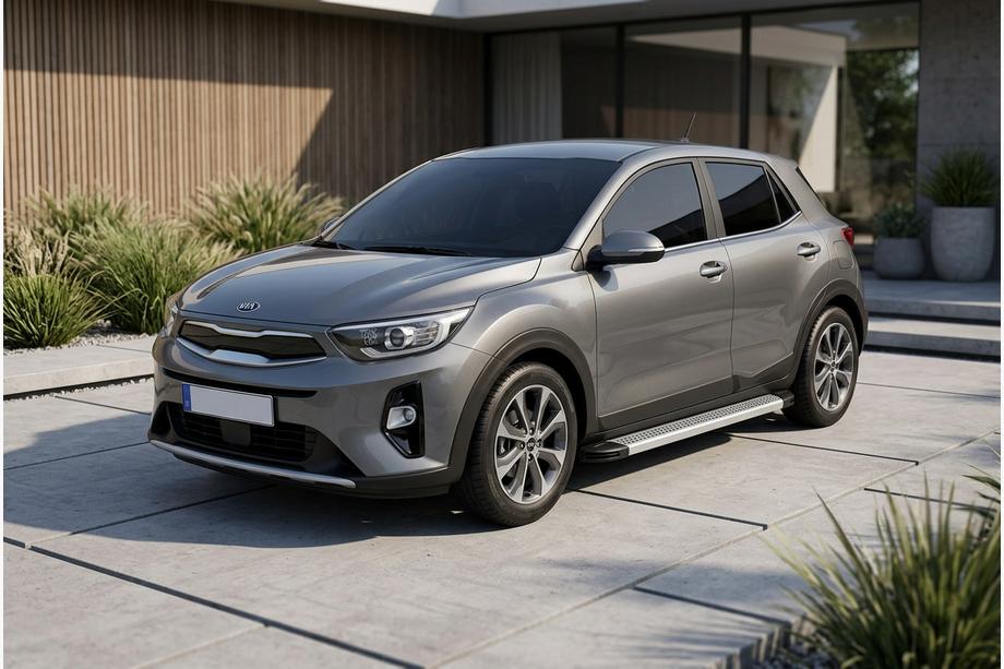 Kia Stonic 2017- Seitenschweller Maya V2 (2 Stk., Aluminium) Image