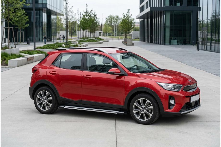 Kia Stonic 2017- Trittbretter Rainbow (2 Stk., Aluminium) Image