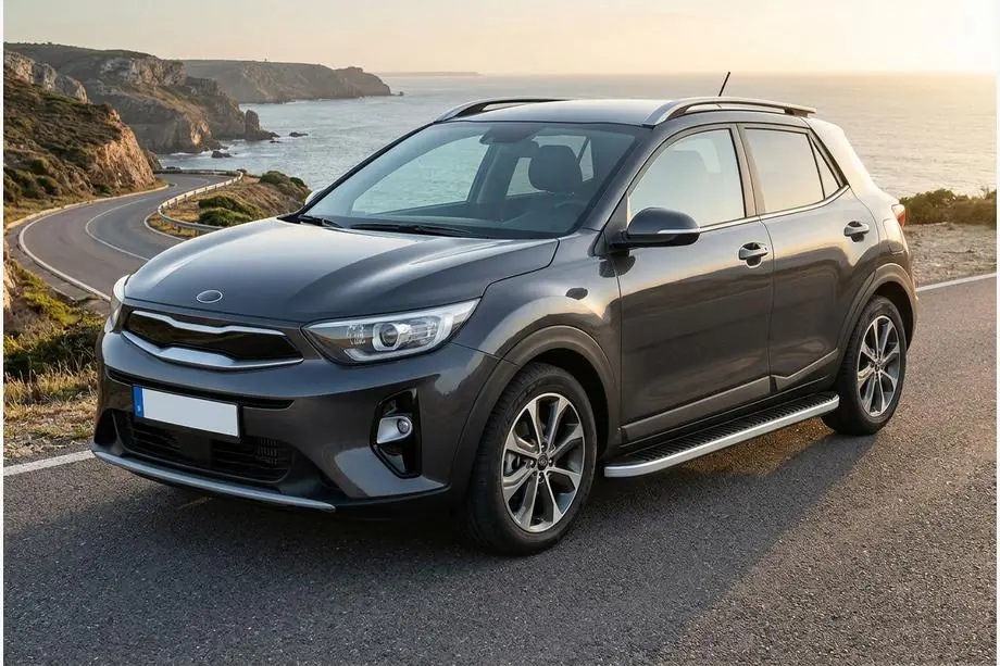 Kia Stonic 2017- Seitenschweller Tayga Grey (2 Stk., Aluminium) Image