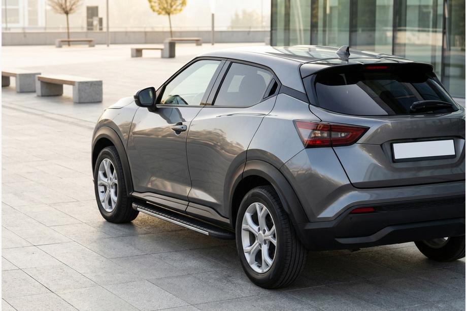 Nissan Juke 2020- Seitenschweller Bosphore Grey (2 Stk., Aluminium) Image