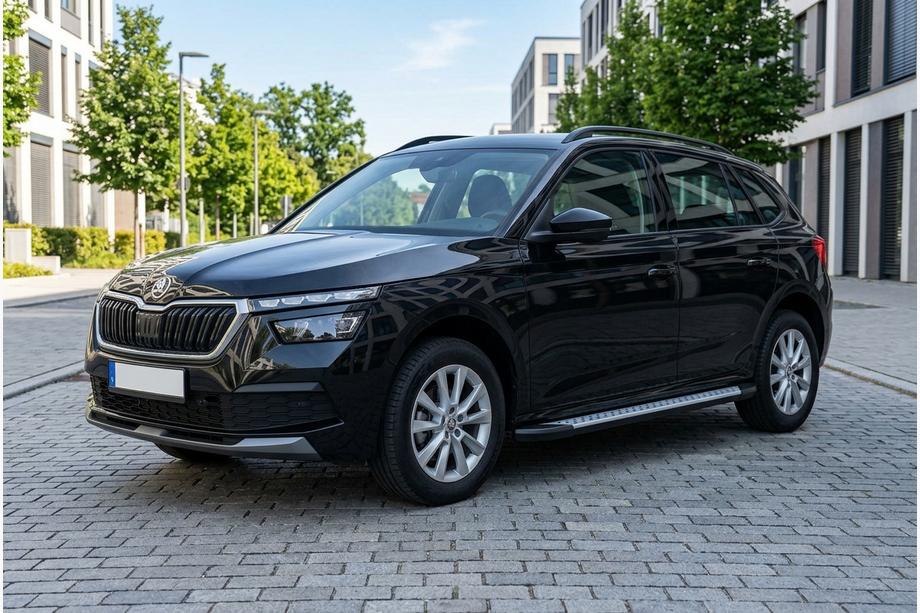 Skoda Kamiq 2019- Trittbretter Allmond Grey (2 Stk., Aluminium) Image