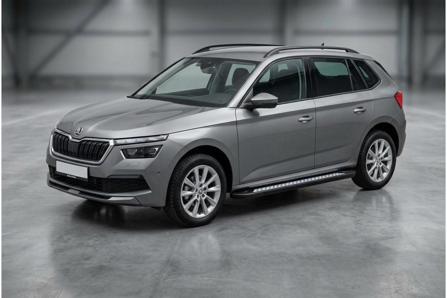 Skoda Kamiq 2019- Seitenschweller Vision New Black (2 Stk., Aluminium) Image