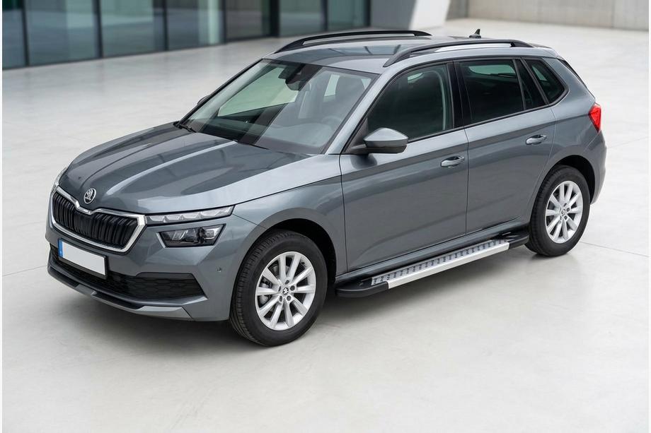 Skoda Kamiq 2019- Seitenschweller Vision New Grey (2 Stk., Aluminium) Image