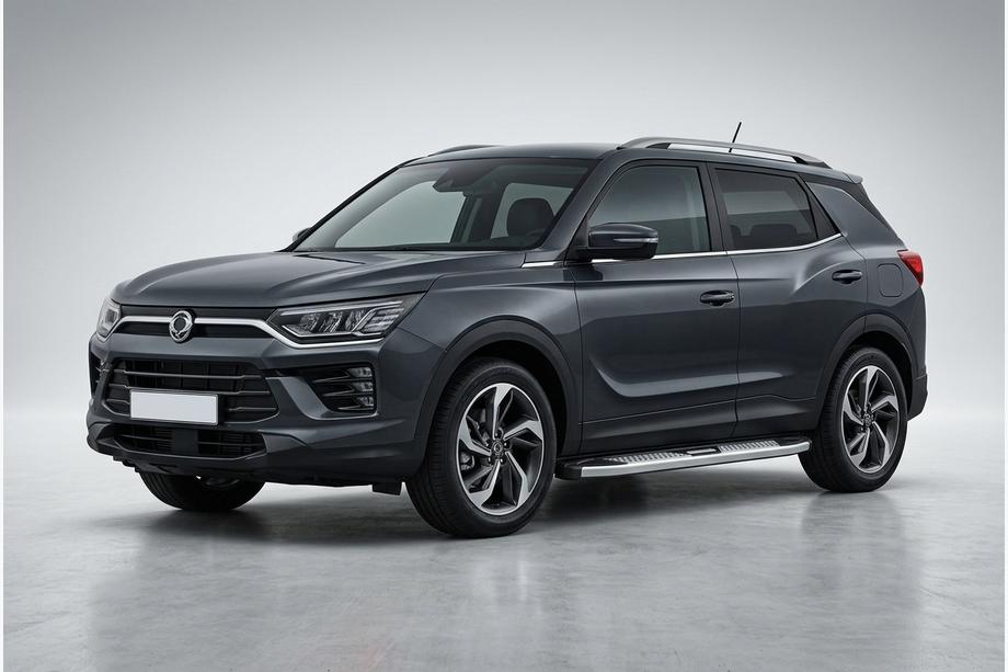 SsangYong Korando 2019- Seitenschweller Mevsim Grey (2 Stk., Aluminium) Image