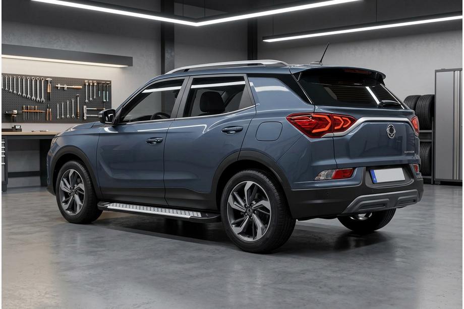 SsangYong Korando 2019- Trittbretter Allmond Grey (2 Stk., Aluminium) Foto 1