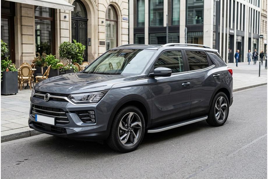 SsangYong Korando 2019- Seitenschweller Tayga Grey (2 Stk., Aluminium) Image