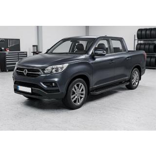 Trittbretter Allmond Black (2 Stk., Aluminium) SsangYong Musso ІІ 2018- Foto 1