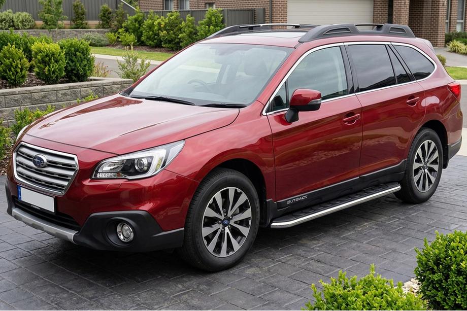 Subaru Outback 2014-2019 Seitenschweller Maydos V1 (2 Stk., Aluminium) Image