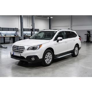 Trittbretter Allmond Grey (2 Stk., Aluminium) Subaru Outback 2014-2019 Foto 1