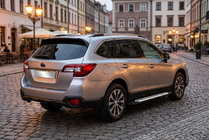 Subaru Outback 2014-2019 Seitenschweller Line (2 Stk., Aluminium) Foto 1