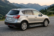 Suzuki SX4 S-Cross 2013-2016 Seitenschweller Vision New Black (2 Stk., Aluminium) Foto 1
