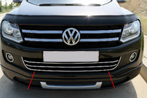 Volkswagen Amarok 2010-2022 Chromleiste Frontstoßstange (1 Stk, Edelstahl) Foto 1
