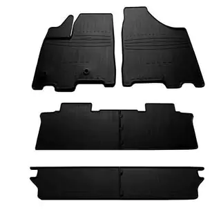 Gummimatten 7-Sitzer (3 Reihen, Stingray Premium) Toyota Sienna 2010-2020