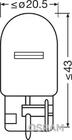 Signallampe Osram 7505 W21W 12V 21W W3x16d (2 Stk) Foto 2