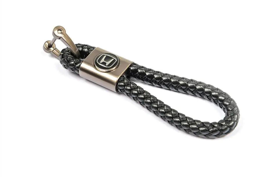 Honda Leder Schlüsselanhänger V1 mit Honda Logo Image