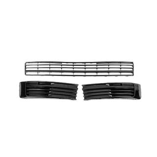 Vordere untere Kühlergrills (3-teilig, Glanz) Volkswagen T6 2015-2024 Foto 1