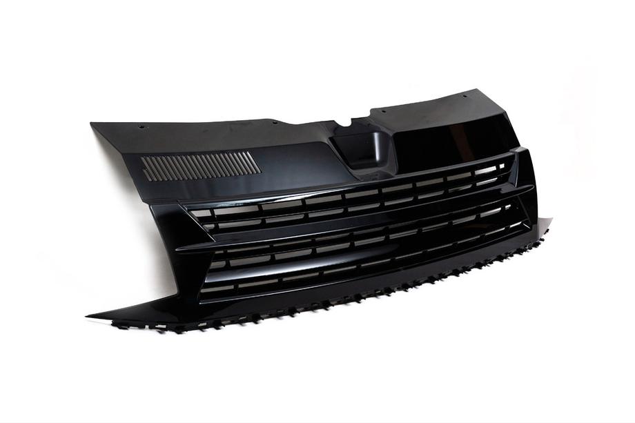 Volkswagen T6 2015-2024 Frontgrill Schwarz Glanz (ohne Emblem) Foto 1