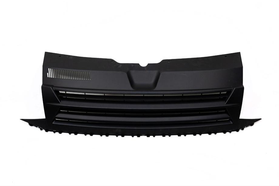 Volkswagen T6 2015-2024 Frontgrill Schwarz Matt (ohne Emblem) Foto 1