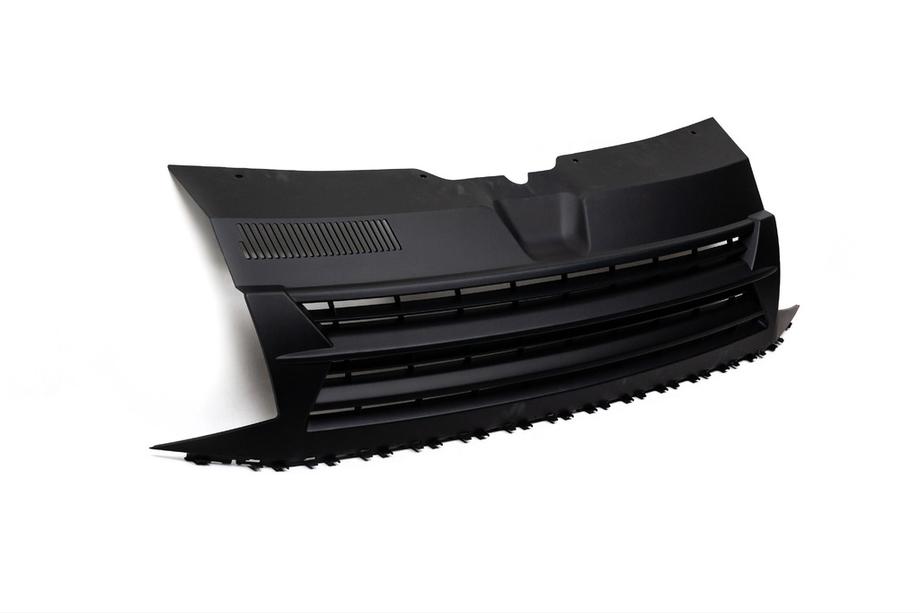 Volkswagen T6 2015-2024 Frontgrill Schwarz Matt (ohne Emblem) Foto 3