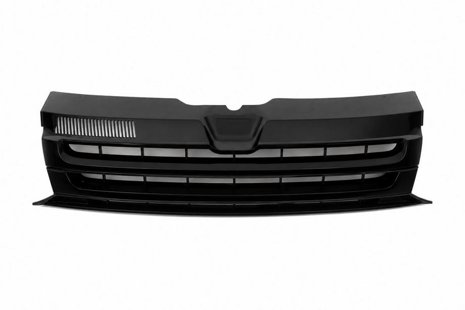 Volkswagen T5 2010-2015 Frontgrill Schwarz glänzend (ohne Emblem) Image