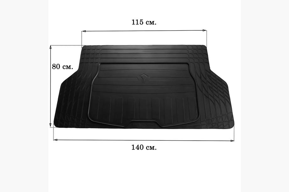 Universelle Kofferraummatte S 140x80cm (Stingray, Gummi) Foto 1