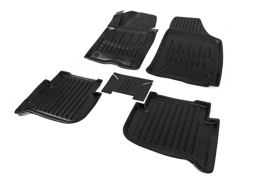 Volkswagen Touran 2010-2015 Stingray 3D Gummimatten (5 Stk, Polyurethan) Foto 2