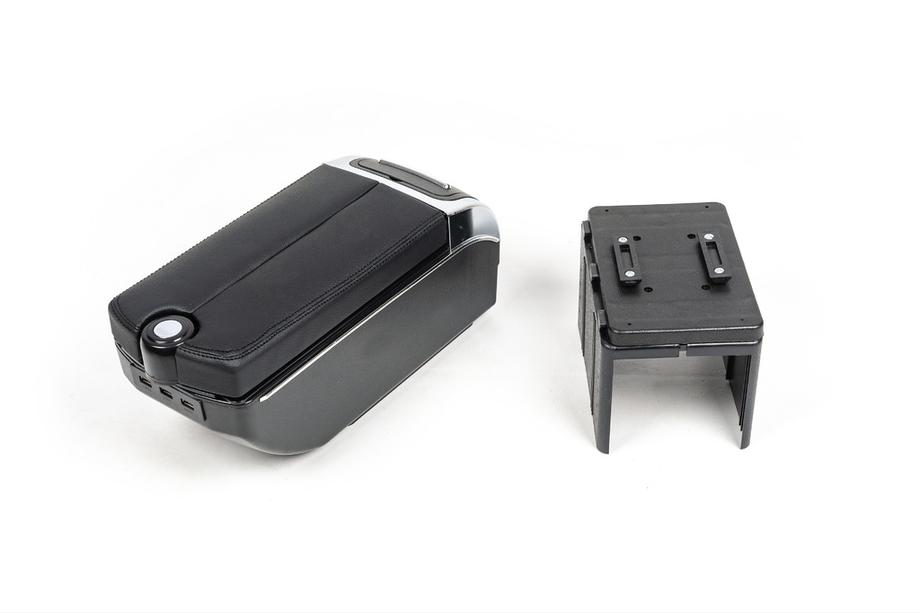 Universal Armlehne mit USB (schwarz) Foto 3