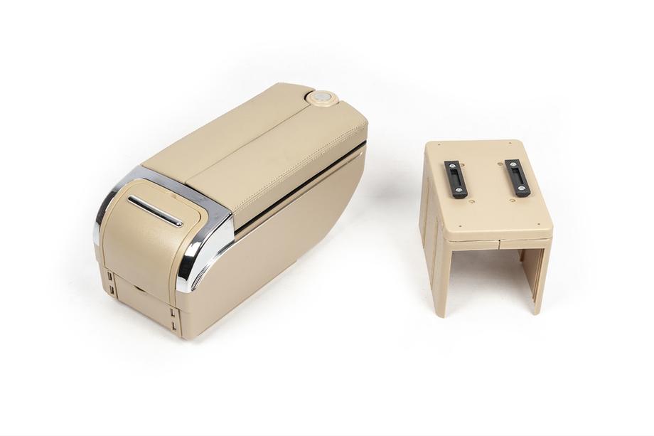 Universelle Armlehne mit USB (beige) Foto 1
