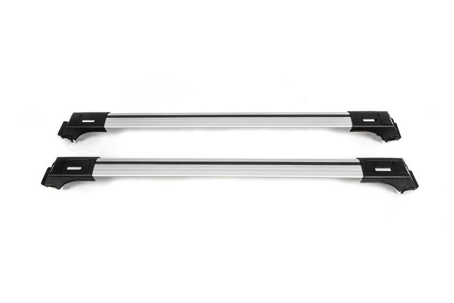 Dachträger für Standardreling abschließbar Skybar V1 (2 Stk) bis 110cm, grau Foto 3