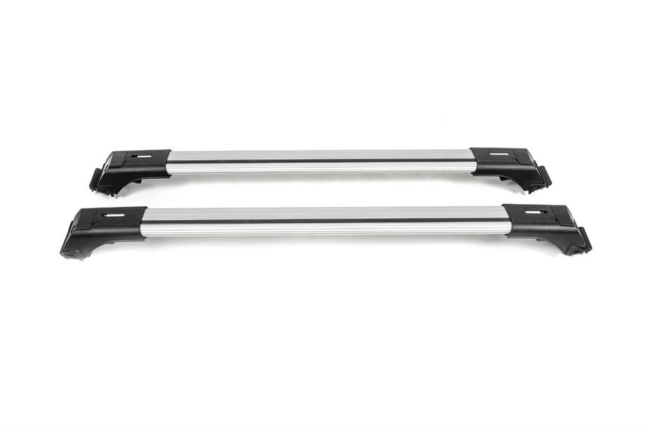 Dachträger für Standardreling abschließbar Skybar V1 (2 Stk) bis 110cm, grau Foto 4