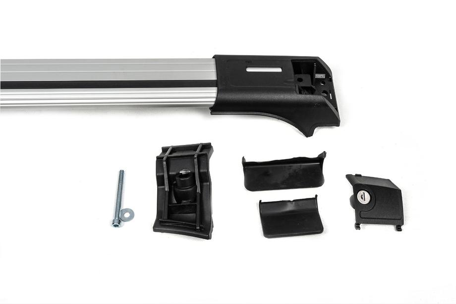 Dachträger für Standardreling abschließbar Skybar V1 (2 Stk) bis 110cm, grau Foto 9