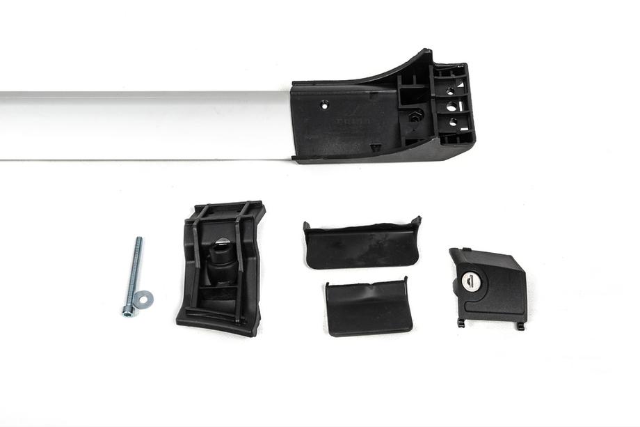 Dachträger für Standardreling abschließbar Skybar V1 (2 Stk) bis 110cm, grau Foto 10