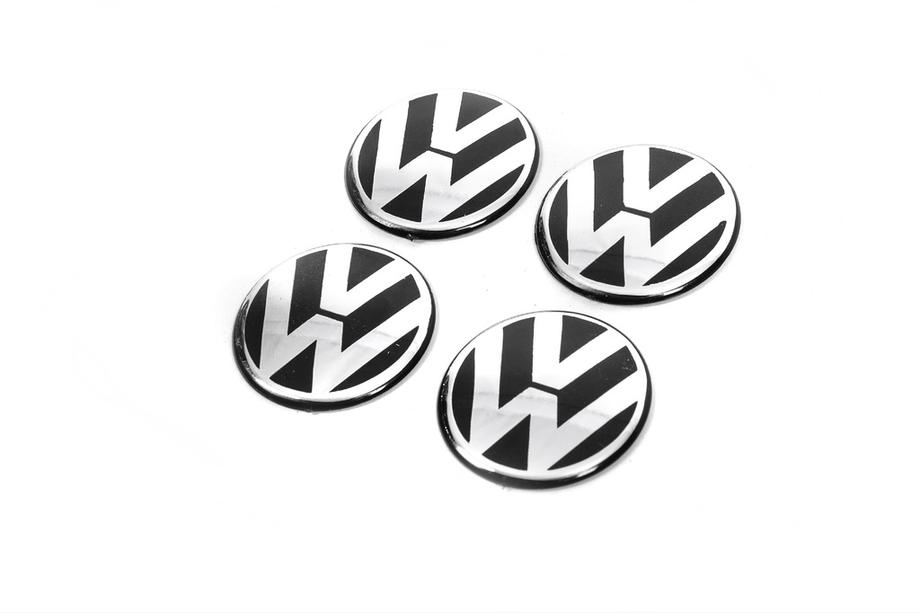Volkswagen Aufkleber für Felgendeckel 54mm vw-0nakl (4Stk) Image