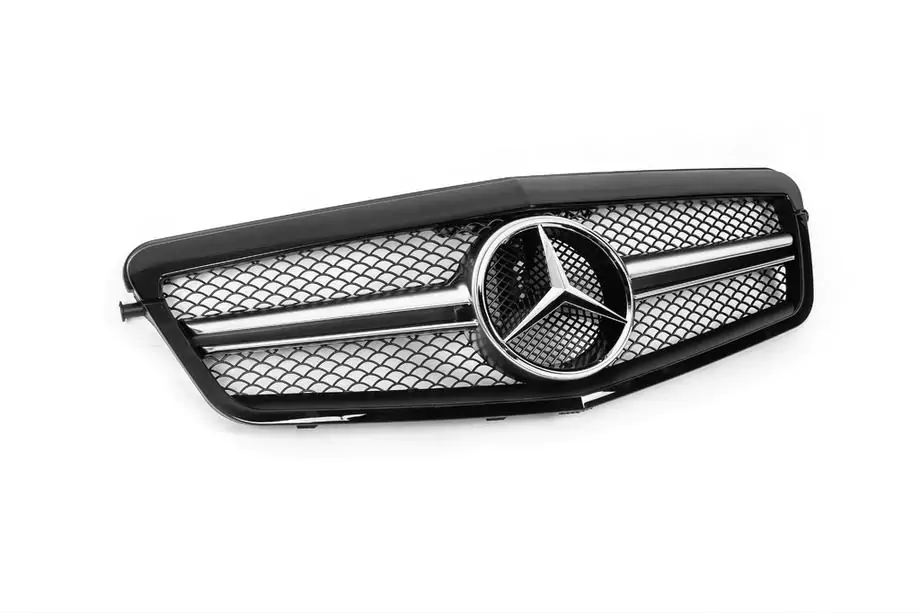 Mercedes E-class W212 2009-2016 Frontgrill AMG Black (2009-2012) Foto 3