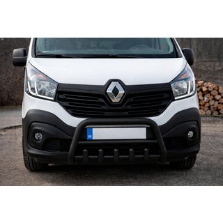 Frontbügel WT003 Schwarz Edelstahl Fiat Talento 2016- Foto 2