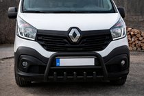 Renault Trafic 2015- Frontbügel WT003 Schwarz Edelstahl Foto 2
