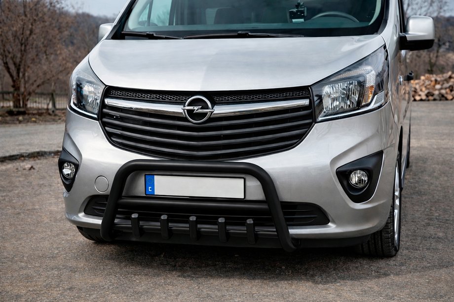 Nissan NV300/Primastar 2016- Frontbügel WT003 Schwarz Edelstahl Image