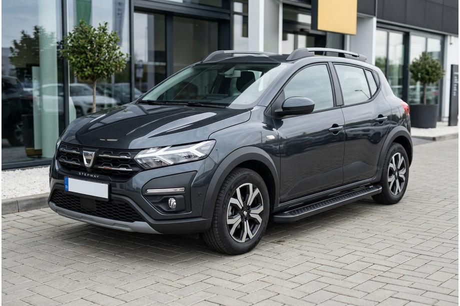 Dacia Sandero 2021- Trittbretter Allmond Black (2 Stk., Aluminium) Foto 1