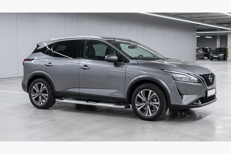 Nissan Qashqai 2021- Seitenschweller Mevsim Grey (2 Stk., Aluminium) Foto 1