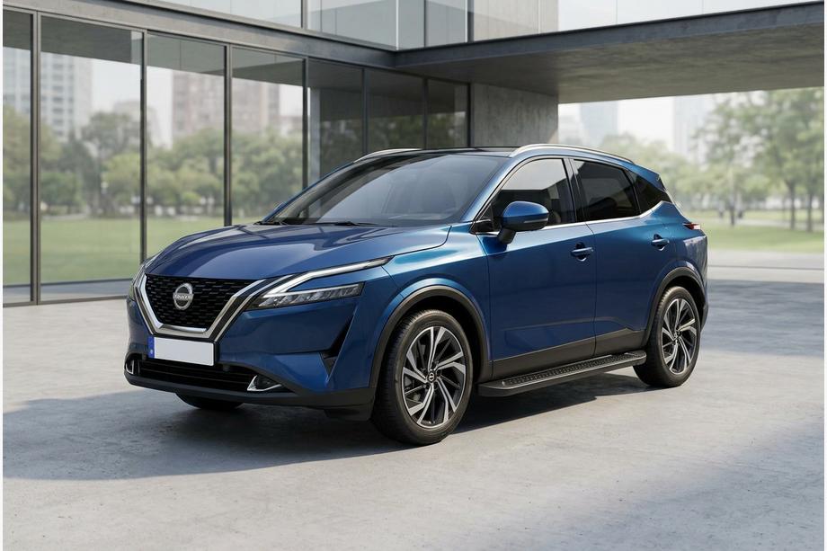 Nissan Qashqai 2021- Trittbretter Allmond Black (2 Stk., Aluminium) Foto 1